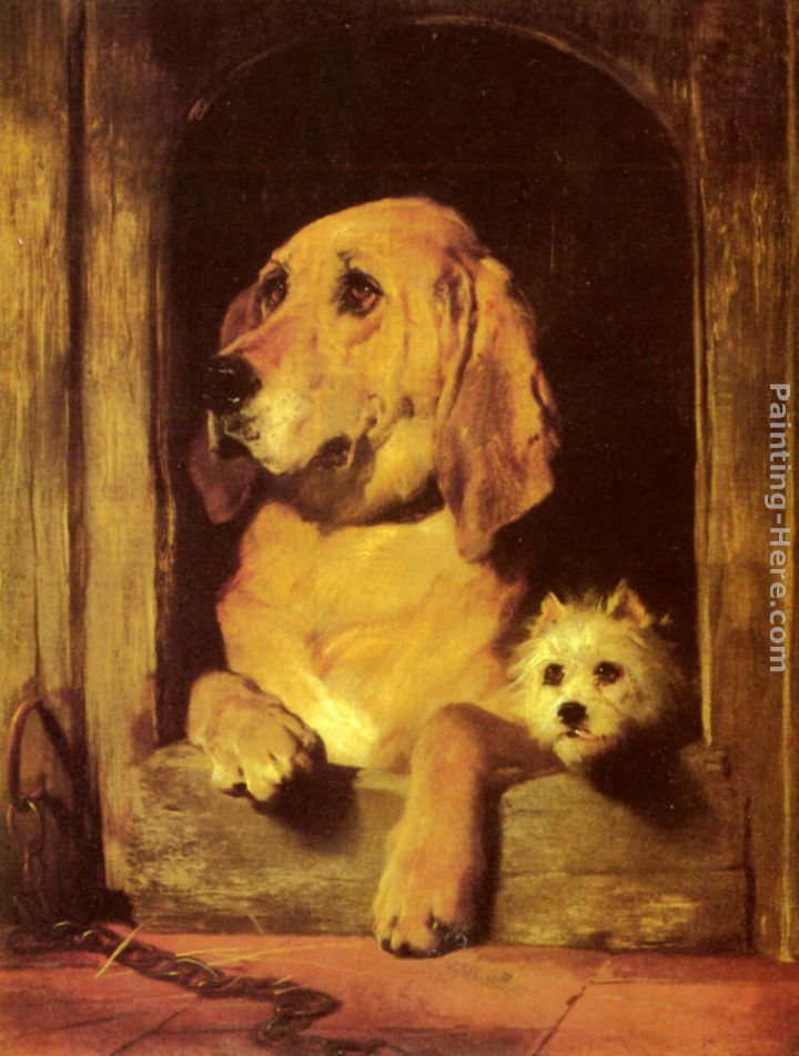 Dignity and Impudence painting - Sir Edwin Henry Landseer Dignity and Impudence art painting